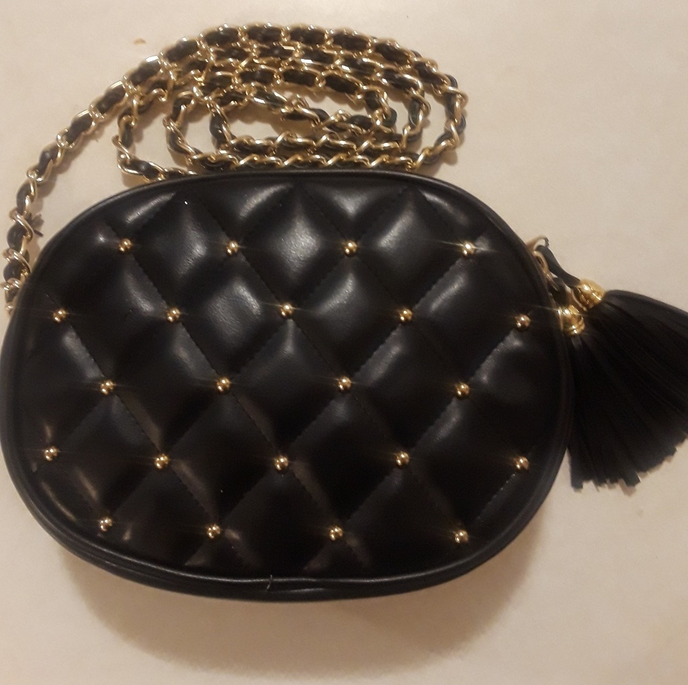Vintage gold studded purse